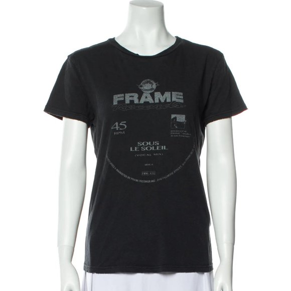 Frame Records Graphic Tee  Charcoal - Picture 3 of 7
